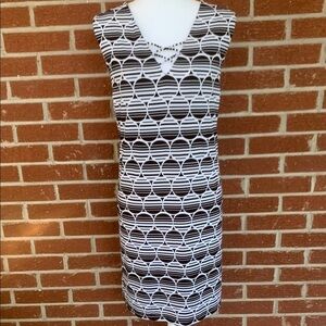 Kaari Blue geometric pattered dress